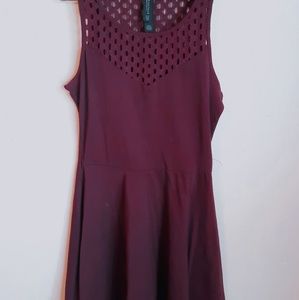 Maroon Dress